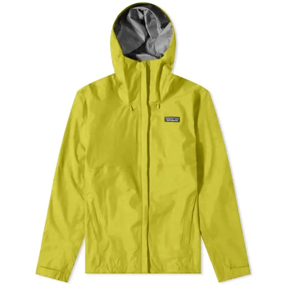 EUC PATAGONIA H2NO BRIGHT YELLOW RAIN JACKET